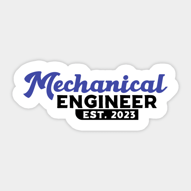Mechanical Engineer Graduation 2023 Graduation Day Sticker TeePublic